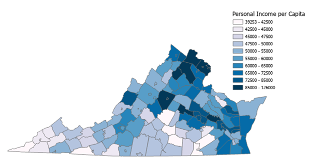 PIPC by County 2023