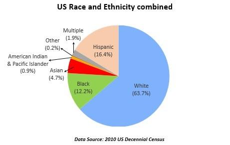 US Race and Ethnicity Combined