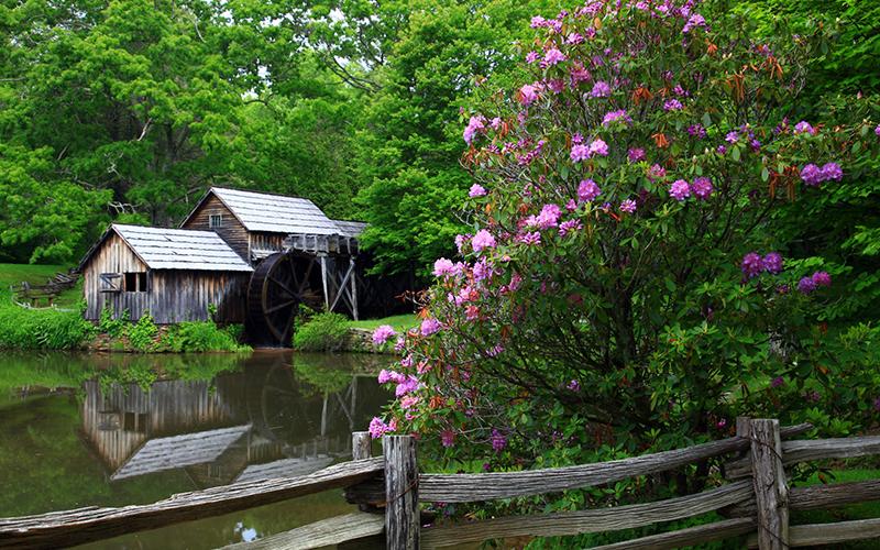 Mabry Mill in Virginia along Blueridge Parkway