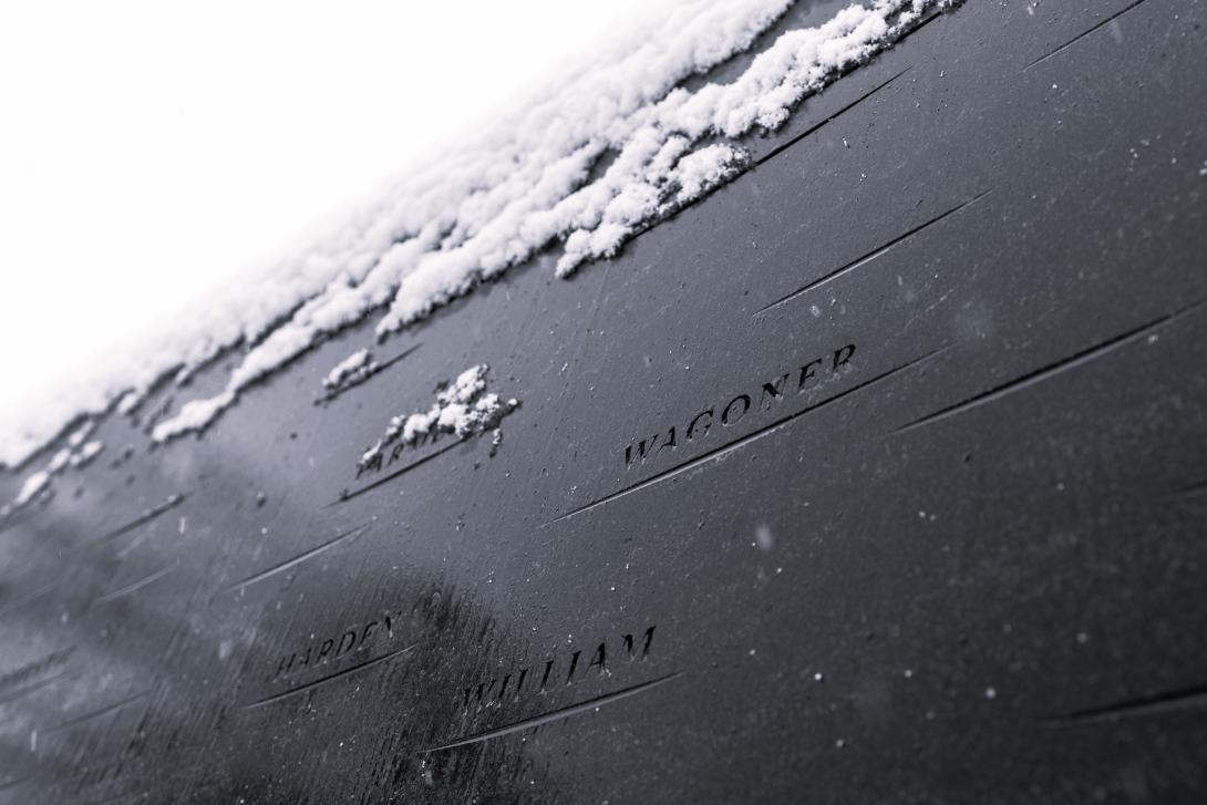 image of a wall with snow