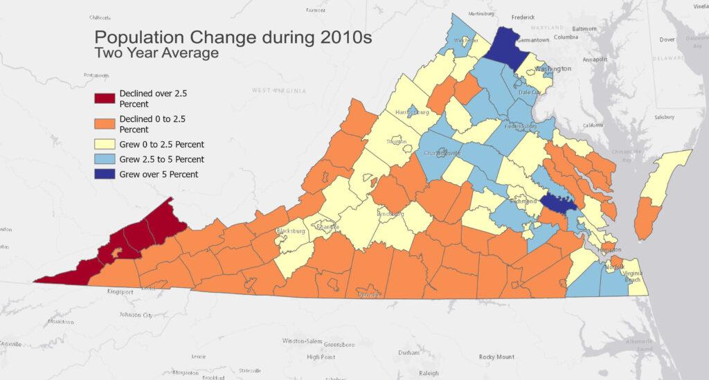 After a decade of slow growth, many of Virginia’s exurbs are booming ...